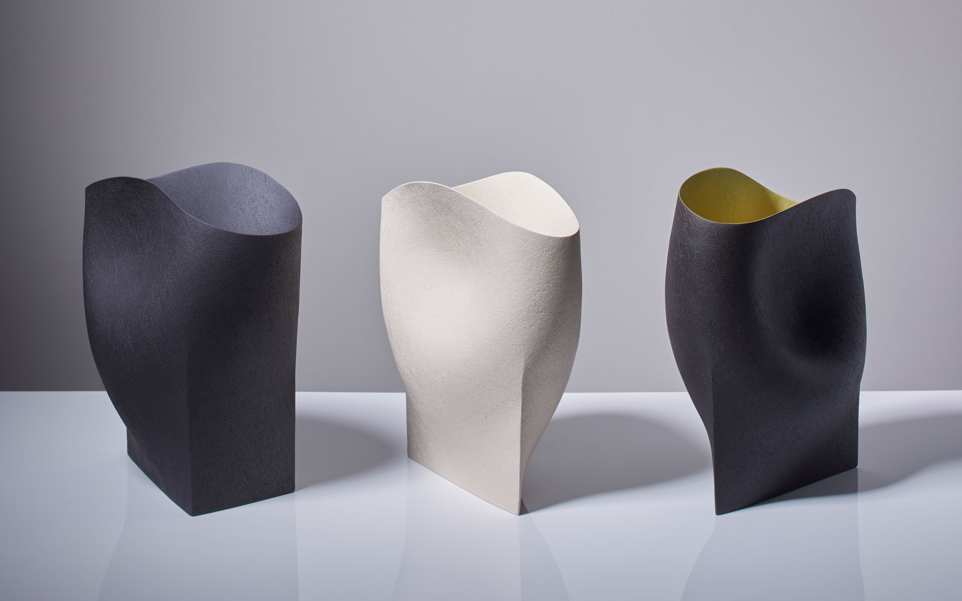 Group of vessels with triangular bases